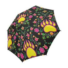 Load image into Gallery viewer, Floral Bearpaw Semi-Automatic Foldable Umbrella
