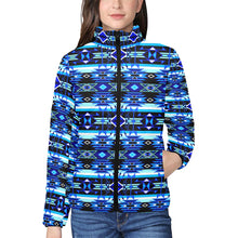 Load image into Gallery viewer, Force of Nature Winter Night Women&#39;s Stand Collar Padded Jacket
