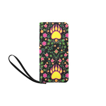 Load image into Gallery viewer, Floral Bearpaw Pink and Yellow Women&#39;s Clutch Purse
