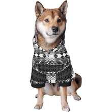 Load image into Gallery viewer, Writing on Stone Black and White Pet Dog Hoodie
