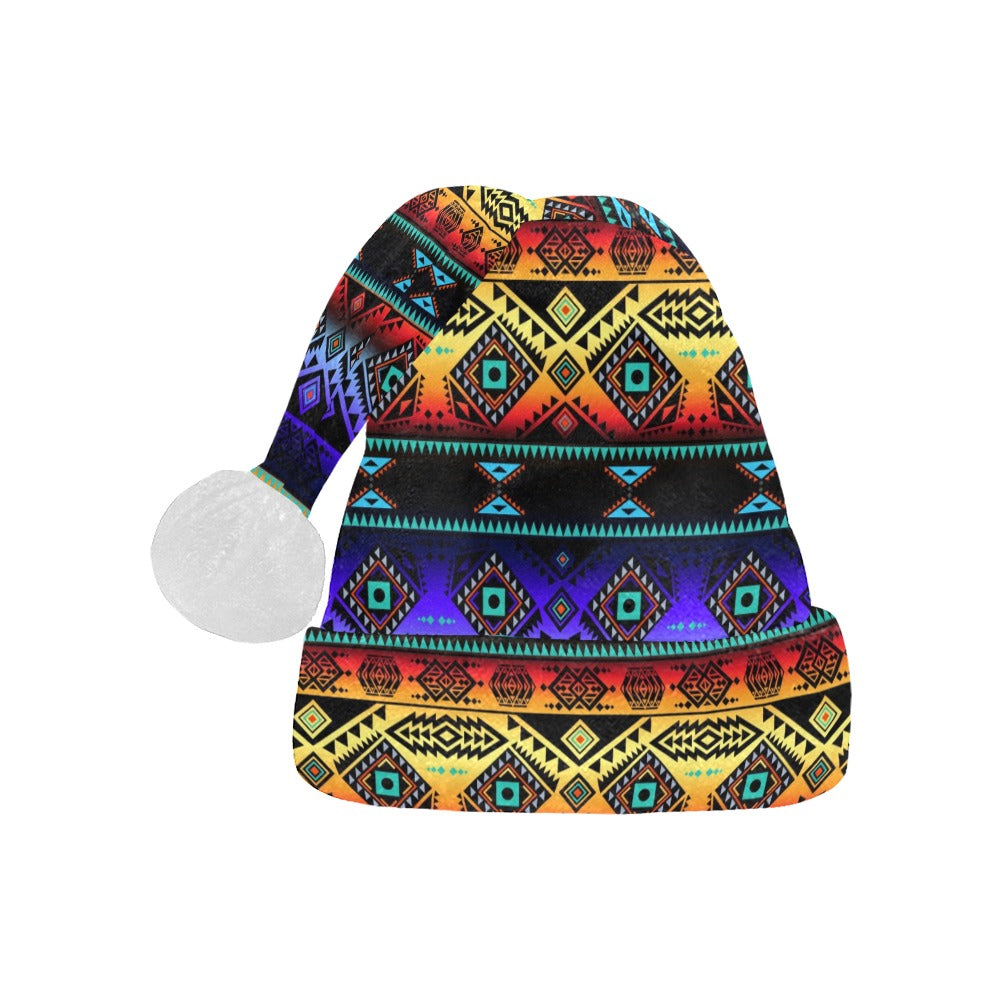 California Coast Sunset Santa Hat