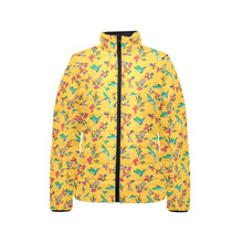 Load image into Gallery viewer, Swift Pastel Yellow Women&#39;s Stand Collar Padded Jacket
