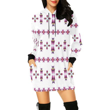 Load image into Gallery viewer, Four Directions Lodge Flurry Hoodie Dress
