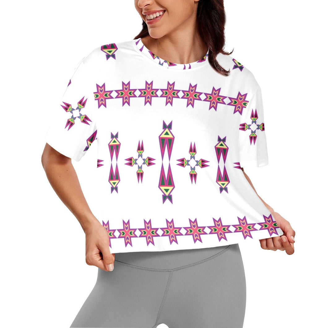 Four Directions Lodge Flurry Crop Top