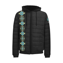 Load image into Gallery viewer, Canola Fields Forever Men&#39;s Padded Hooded Jacket
