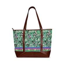 Load image into Gallery viewer, Culture in Nature Green Tote Handbag
