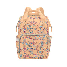 Load image into Gallery viewer, Swift Floral Peache Multi-Function Diaper Backpack/Diaper Bag
