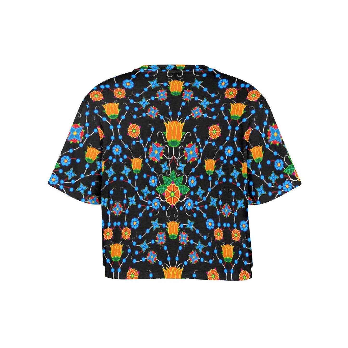 Floral Damask Crop Top
