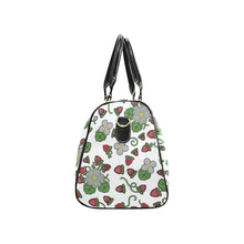 Load image into Gallery viewer, Strawberry Dreams White Waterproof Travel Bag
