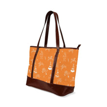 Load image into Gallery viewer, Ledger Dables Orange Tote Handbag
