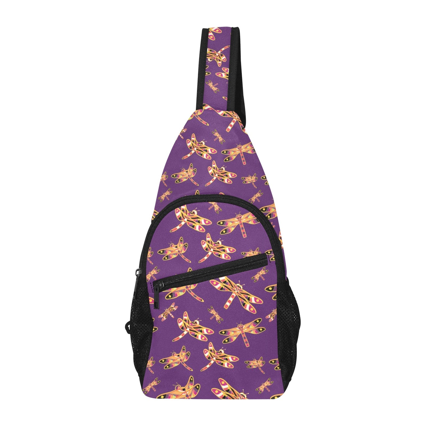 Gathering Yellow Purple Chest Bag