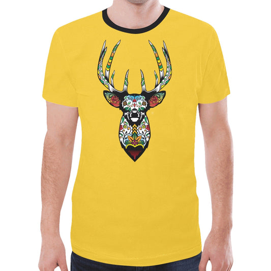 Elk Spirit Guide (Yellow) New T-shirt for Men