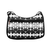 Load image into Gallery viewer, Between the Mountains Black and White Crossbody Bags
