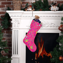 Load image into Gallery viewer, Fleur Indigine Rouge Christmas Stocking
