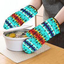 Load image into Gallery viewer, Between the Mountains Oven Mitt &amp; Pot Holder
