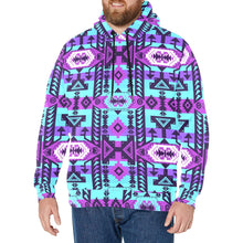 Load image into Gallery viewer, Chiefs Mountain Moon Shadow Men&#39;s Long Sleeve Fleece Hoodie
