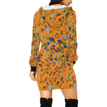 Load image into Gallery viewer, Grandmother Stories Carrot Hoodie Dress
