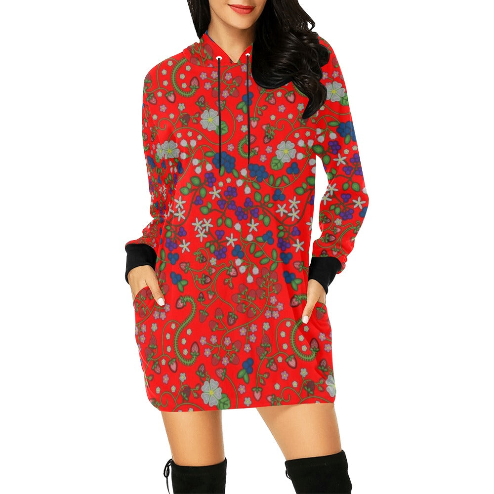 Grandmother Stories Fire Hoodie Dress