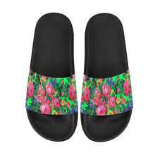 Load image into Gallery viewer, Kokum&#39;s Revenge Green Men&#39;s Slide Sandals
