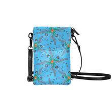 Load image into Gallery viewer, Willow Bee Saphire Small Cell Phone Purse
