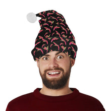Load image into Gallery viewer, Red Swift Colourful Black Santa Hat
