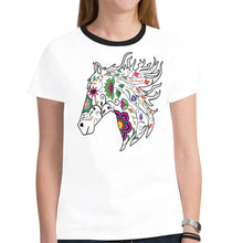 Load image into Gallery viewer, Horse Spirit Guide (White) New T-shirt for Women
