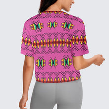 Load image into Gallery viewer, Sacred Trust Blush Crop Top
