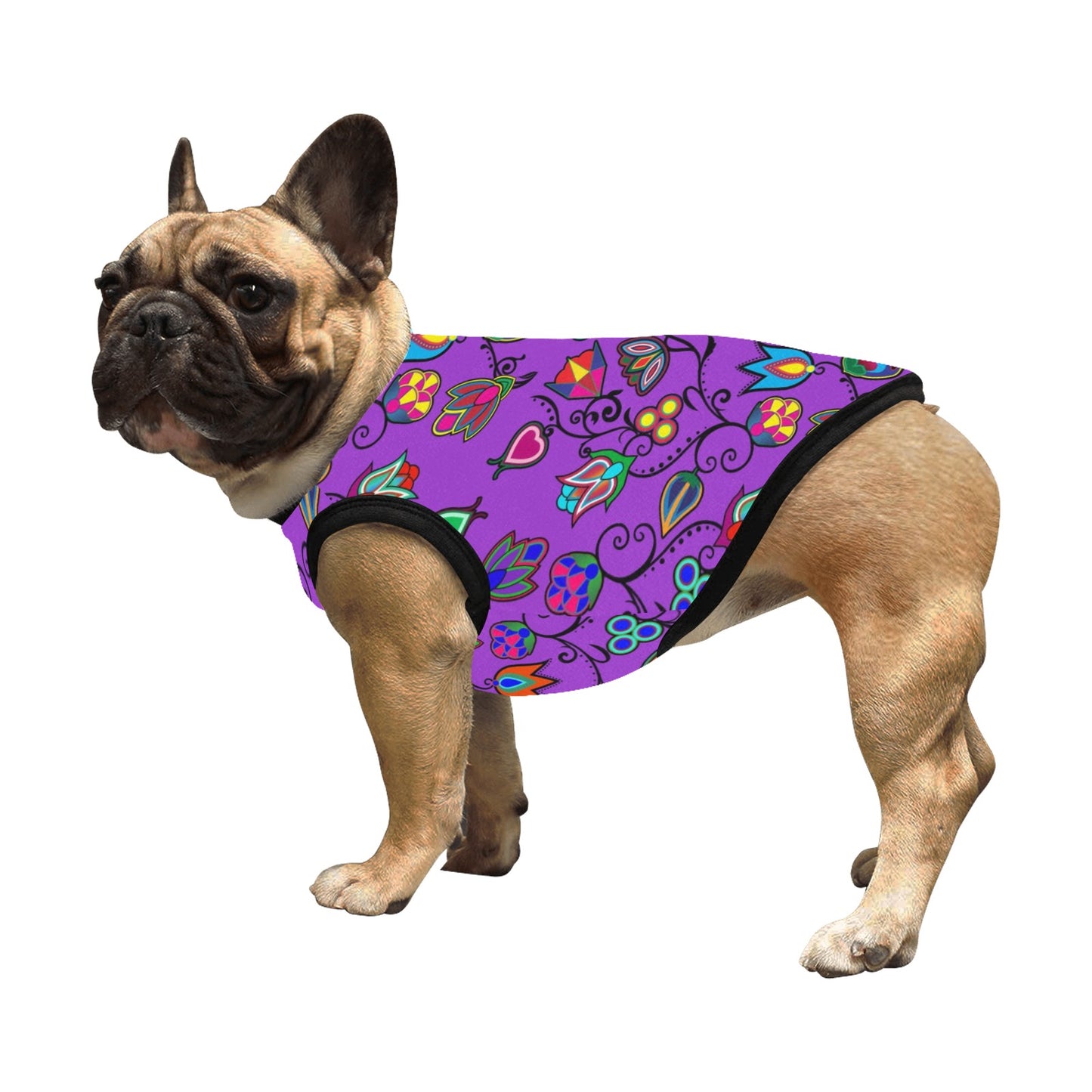 Indigenous Paisley Dark Orchid Pet Tank Top