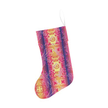 Load image into Gallery viewer, Kaleidoscope Dragonfly Christmas Stocking
