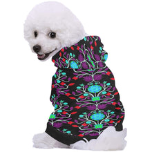 Load image into Gallery viewer, Floral Beadwork Four Clans Winter Pet Dog Hoodie
