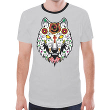 Load image into Gallery viewer, Wolf Spirit Guide Gray New T-shirt for Men
