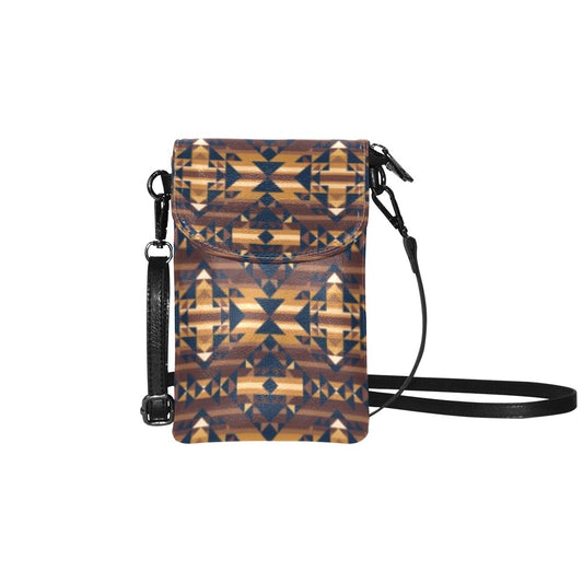 Marron Cloud Small Cell Phone Purse