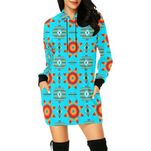 Load image into Gallery viewer, Rising Star Harvest Moon Hoodie Dress
