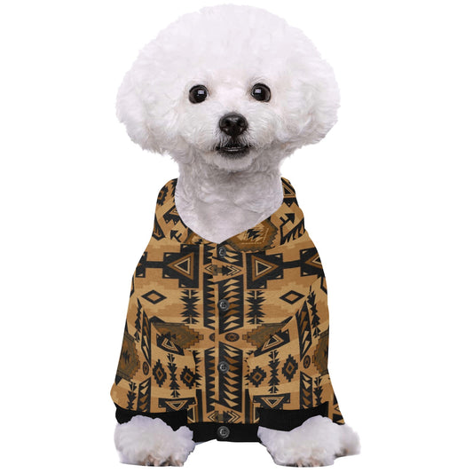 Chiefs Mountain Tan Pet Dog Hoodie