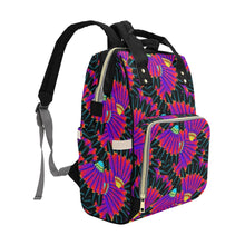 Load image into Gallery viewer, Eagle Feather Remix Multi-Function Diaper Backpack/Diaper Bag
