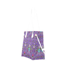 Load image into Gallery viewer, First Bloom Royal Clover Canvas Tote Bag
