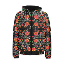 Load image into Gallery viewer, Floral Beadwork Six Bands Men&#39;s Padded Hooded Jacket
