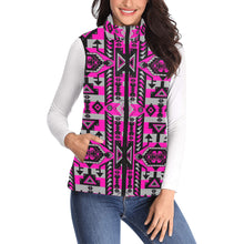 Load image into Gallery viewer, Chiefs Mountain Stunning Sunset Women&#39;s Padded Vest Jacket
