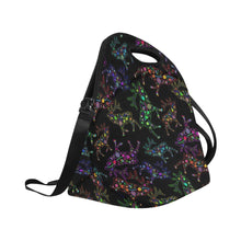 Load image into Gallery viewer, Neon Floral Elks Neoprene Lunch Bag/Large
