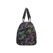 Load image into Gallery viewer, Neon Floral Wolves New Waterproof Travel Bag/Small
