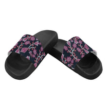 Load image into Gallery viewer, Beaded Pink Men&#39;s Slide Sandals
