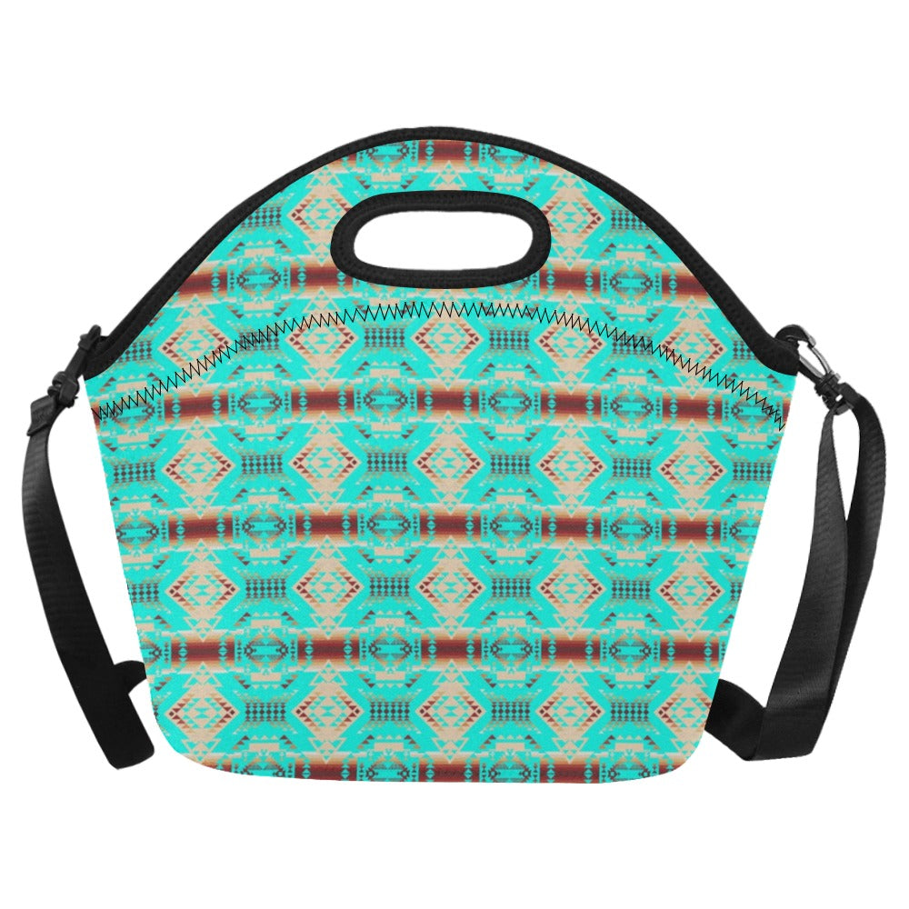 Gathering Earth Turquoise Neoprene Lunch Bag/Large