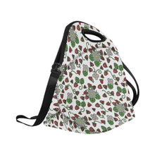 Load image into Gallery viewer, Strawberry Dreams White Neoprene Lunch Bag/Large
