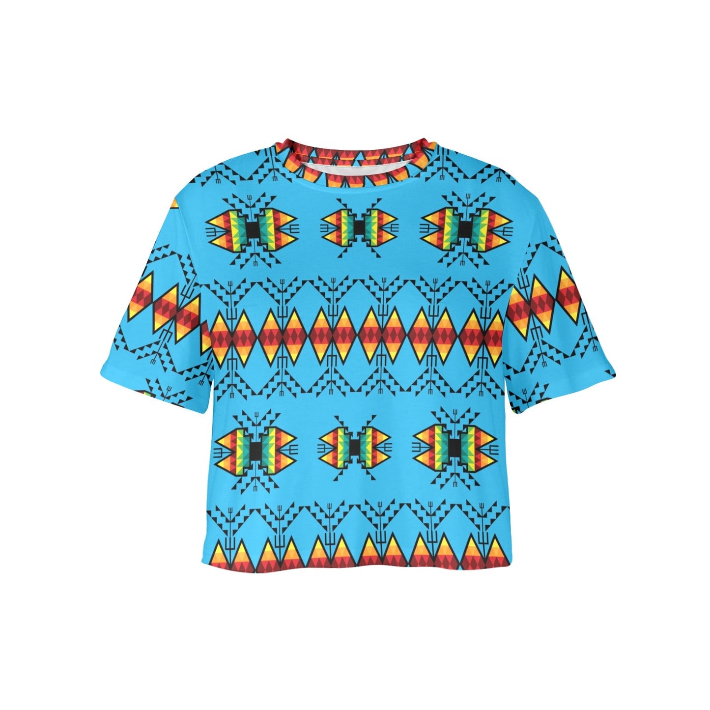 Sacred Trust Sky Crop Top