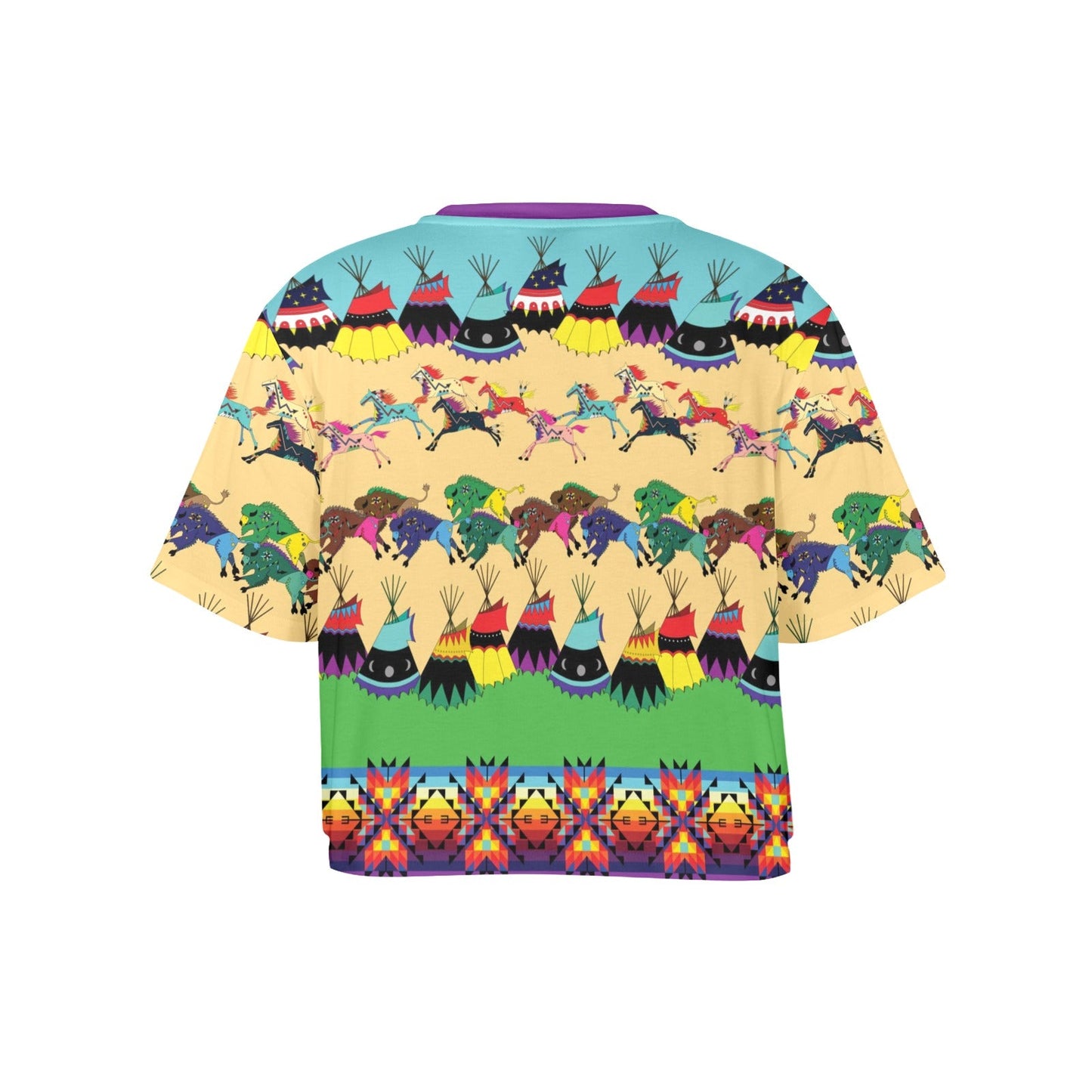 Prairie Bison Crop Top