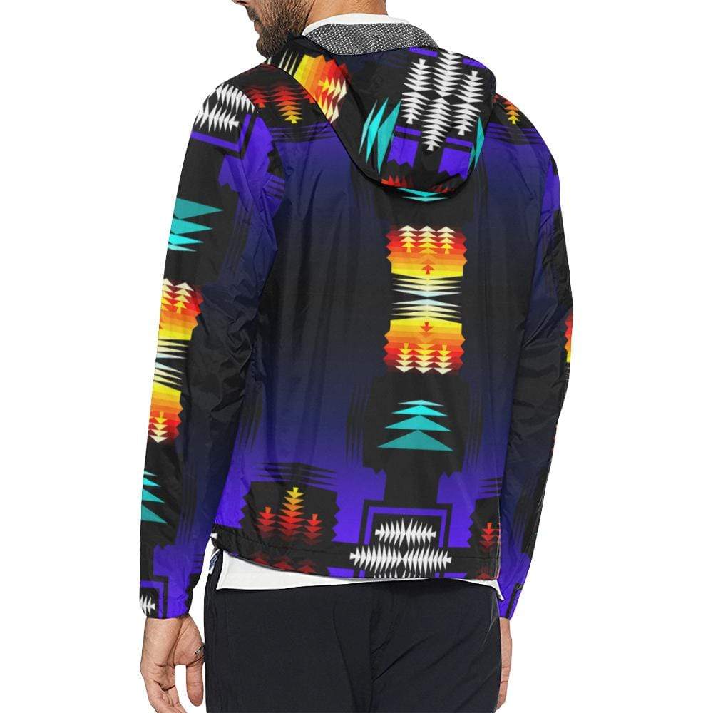 Midnight Sage Fire II Men's Windbreaker