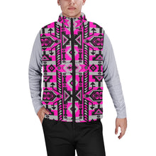 Load image into Gallery viewer, Chiefs Mountain Stunning Sunset Men&#39;s Padded Vest Jacket
