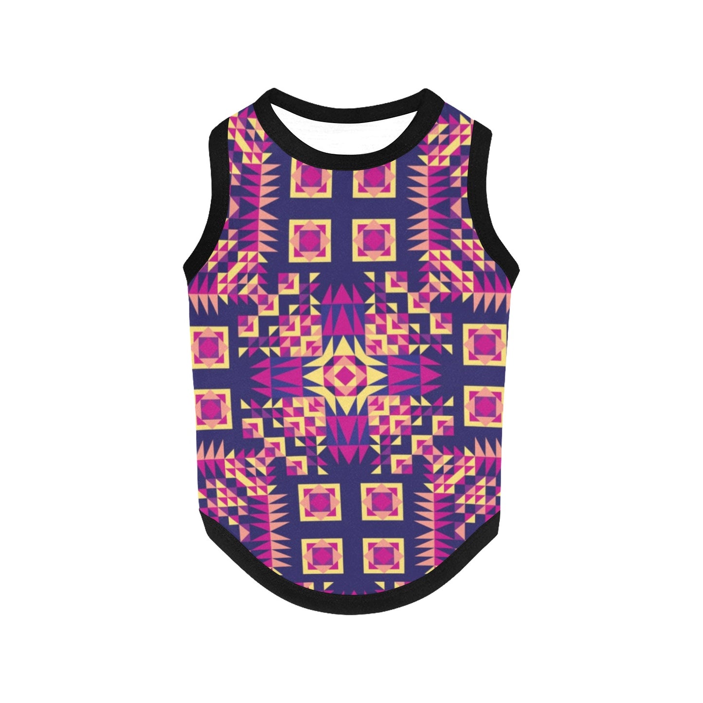 Kaleidoscope Bleu Pet Tank Top