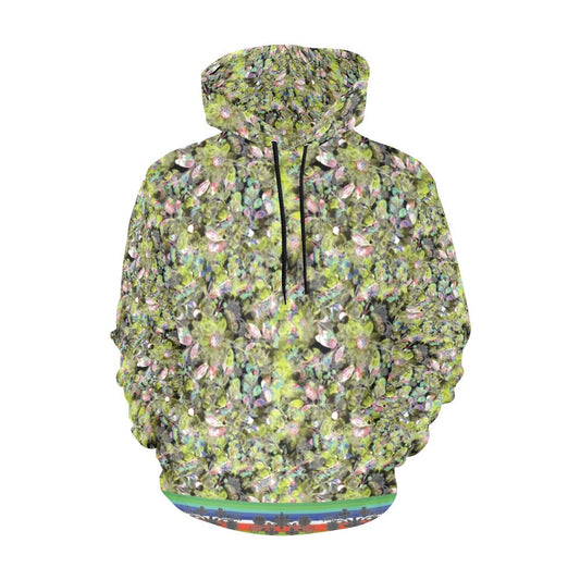 Culture in Nature Green Leaf Hoodie for Men