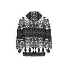 Load image into Gallery viewer, Writing on Stone Black and White Men&#39;s Long Sleeve Fleece Hoodie
